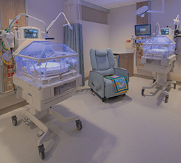 NICU room at TMCC